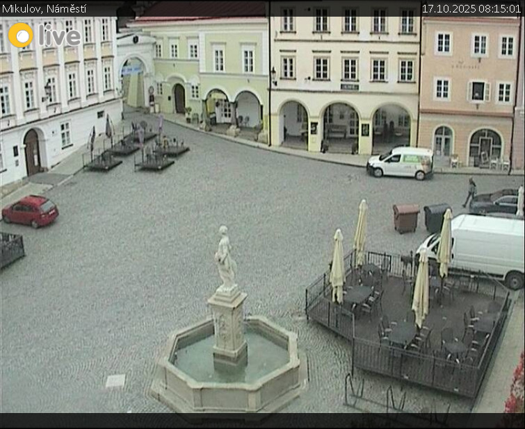Město Mikulov - Mikulov, Náměstí - 17.10.2025 v 08:15 Město Mikulov - Mikulov, Náměstí - 17.10.2025 v 08:15