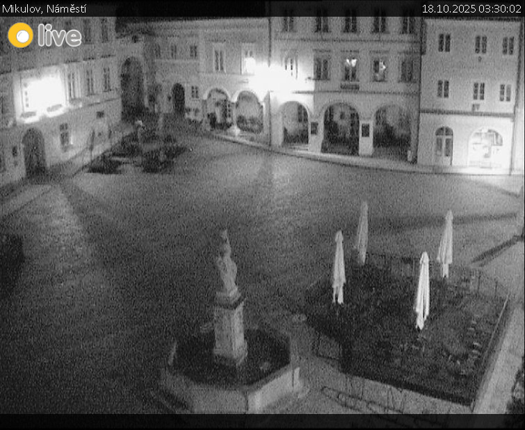 Město Mikulov - Mikulov, Náměstí - 18.10.2025 v 03:30 Město Mikulov - Mikulov, Náměstí - 18.10.2025 v 03:30