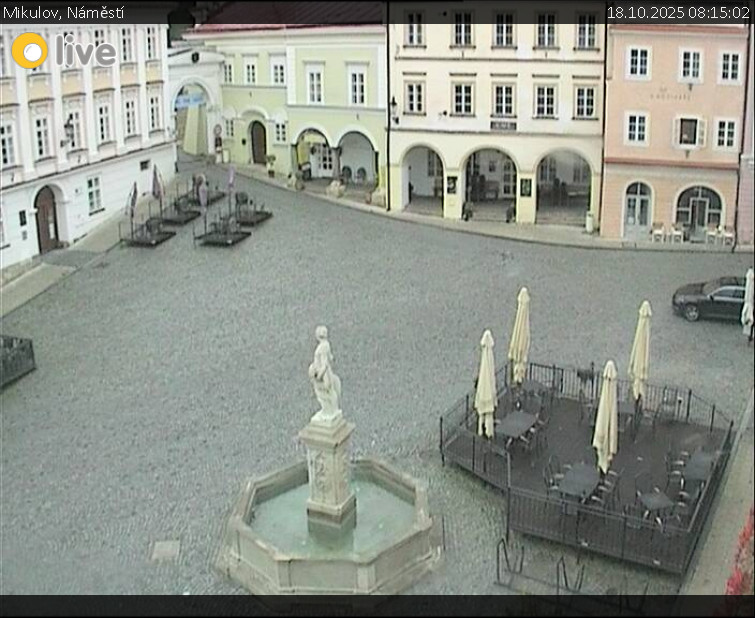 Město Mikulov - Mikulov, Náměstí - 18.10.2025 v 08:15 Město Mikulov - Mikulov, Náměstí - 18.10.2025 v 08:15