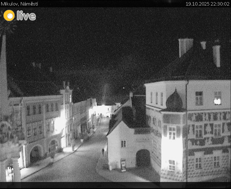 Město Mikulov - Mikulov, Náměstí - 19.10.2025 v 22:30 Město Mikulov - Mikulov, Náměstí - 19.10.2025 v 22:30