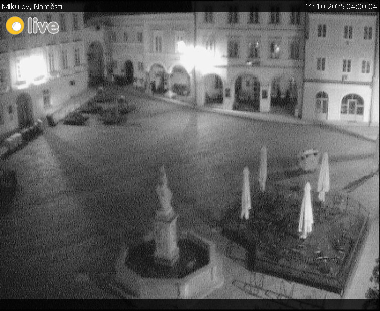 Město Mikulov - Mikulov, Náměstí - 22.10.2025 v 04:00 Město Mikulov - Mikulov, Náměstí - 22.10.2025 v 04:00