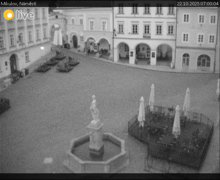 Město Mikulov - Mikulov, Náměstí - 22.10.2025 v 07:00 Město Mikulov - Mikulov, Náměstí - 22.10.2025 v 07:00