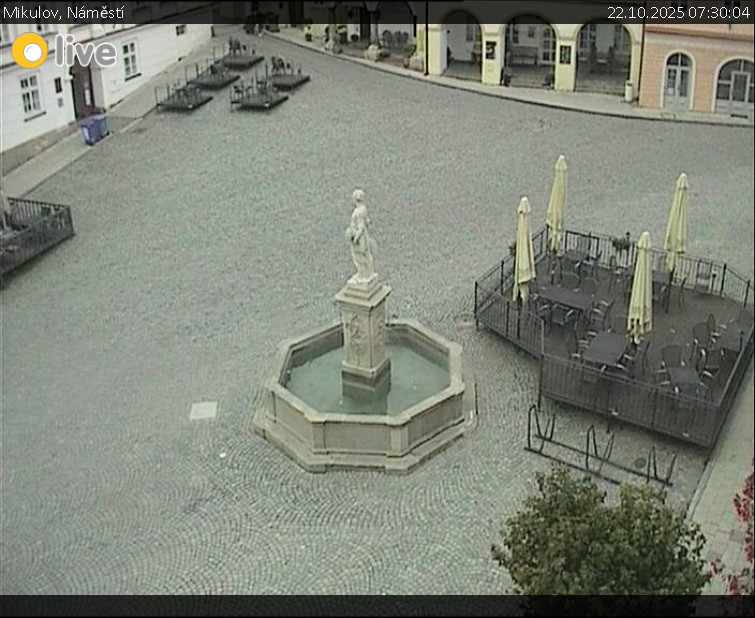 Město Mikulov - Mikulov, Náměstí - 22.10.2025 v 07:30 Město Mikulov - Mikulov, Náměstí - 22.10.2025 v 07:30