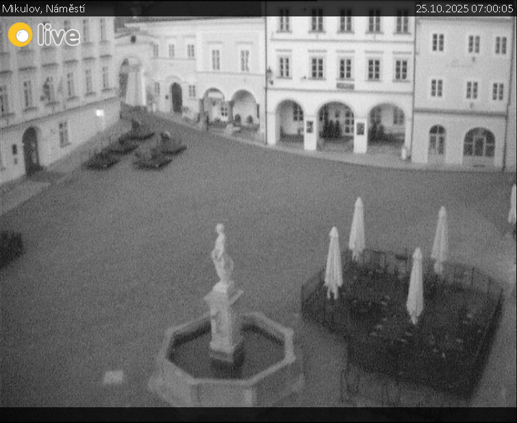 Město Mikulov - Mikulov, Náměstí - 25.10.2025 v 07:00 Město Mikulov - Mikulov, Náměstí - 25.10.2025 v 07:00