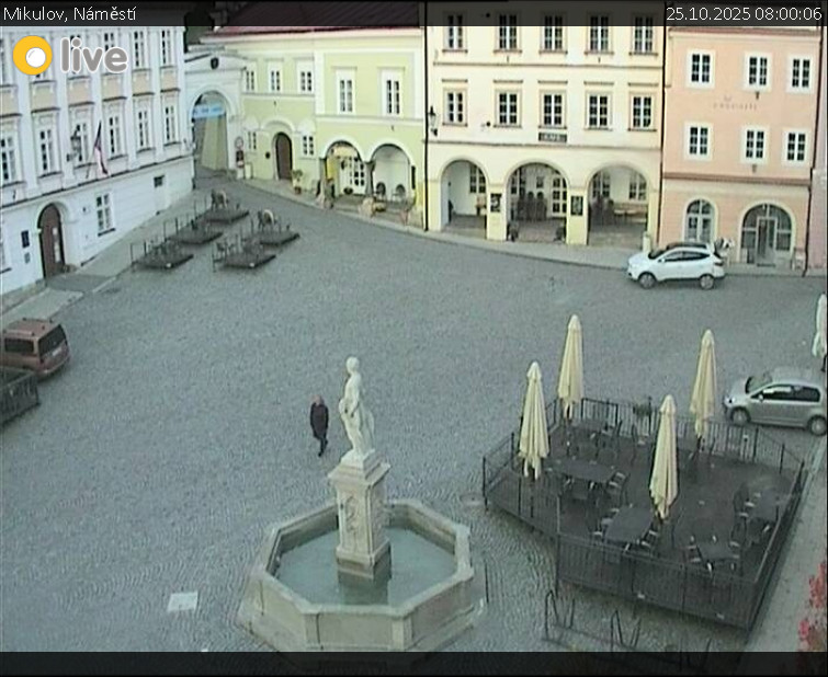 Město Mikulov - Mikulov, Náměstí - 25.10.2025 v 08:00 Město Mikulov - Mikulov, Náměstí - 25.10.2025 v 08:00