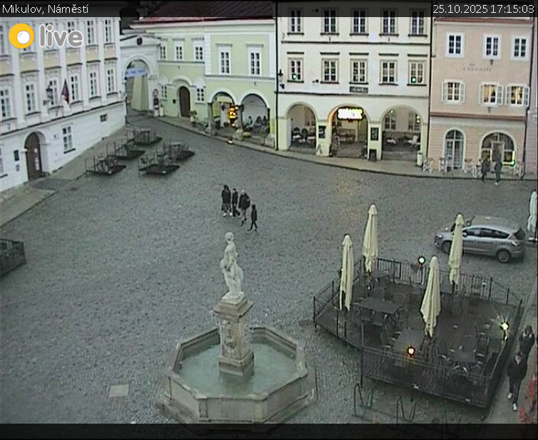 Město Mikulov - Mikulov, Náměstí - 25.10.2025 v 17:15 Město Mikulov - Mikulov, Náměstí - 25.10.2025 v 17:15