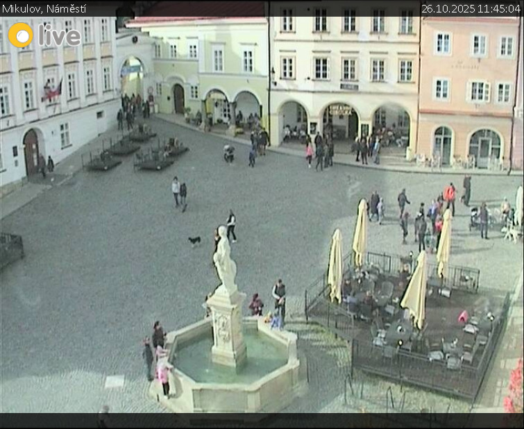 Město Mikulov - Mikulov, Náměstí - 26.10.2025 v 11:45 Město Mikulov - Mikulov, Náměstí - 26.10.2025 v 11:45