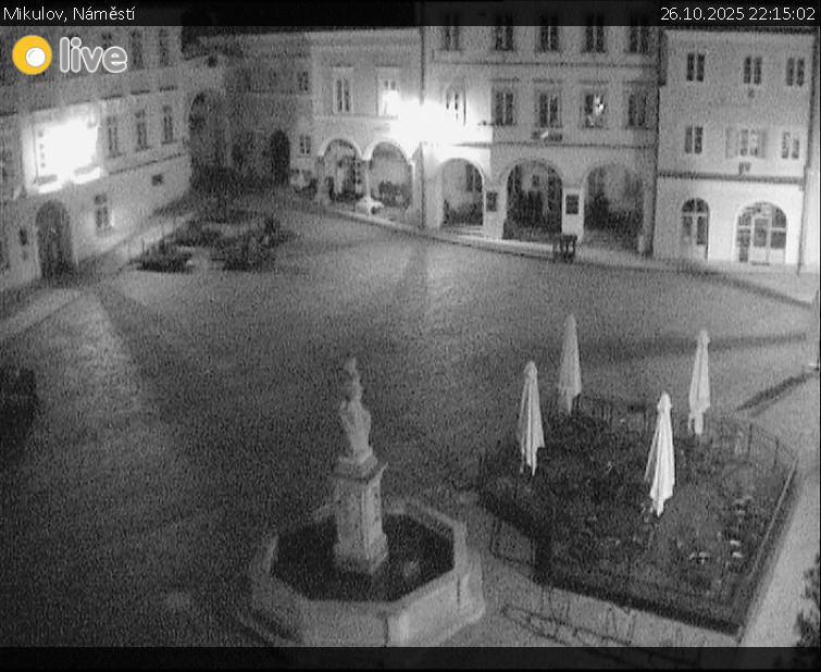 Město Mikulov - Mikulov, Náměstí - 26.10.2025 v 22:15 Město Mikulov - Mikulov, Náměstí - 26.10.2025 v 22:15