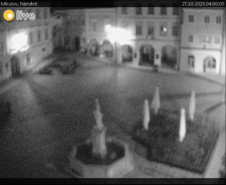 Město Mikulov - Mikulov, Náměstí - 27.10.2025 v 04:00 Město Mikulov - Mikulov, Náměstí - 27.10.2025 v 04:00