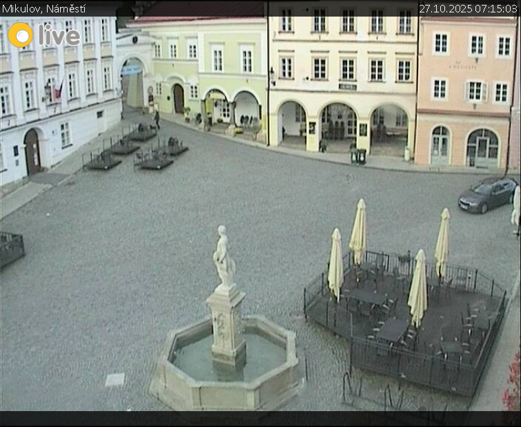 Město Mikulov - Mikulov, Náměstí - 27.10.2025 v 07:15 Město Mikulov - Mikulov, Náměstí - 27.10.2025 v 07:15