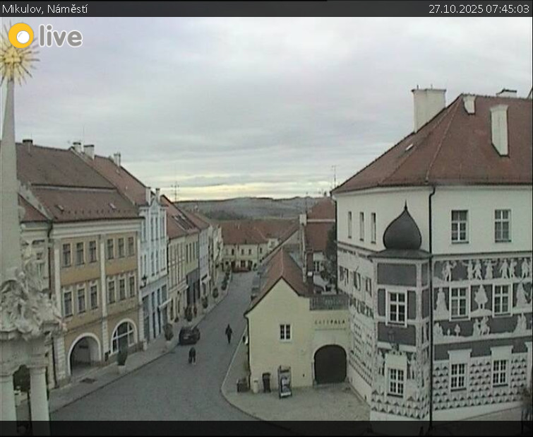 Město Mikulov - Mikulov, Náměstí - 27.10.2025 v 07:45 Město Mikulov - Mikulov, Náměstí - 27.10.2025 v 07:45