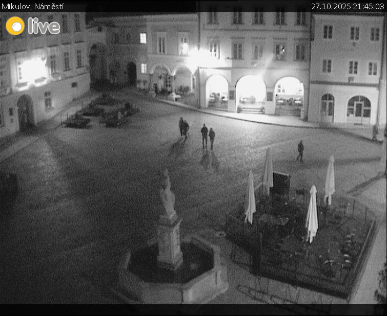 Město Mikulov - Mikulov, Náměstí - 27.10.2025 v 21:45 Město Mikulov - Mikulov, Náměstí - 27.10.2025 v 21:45