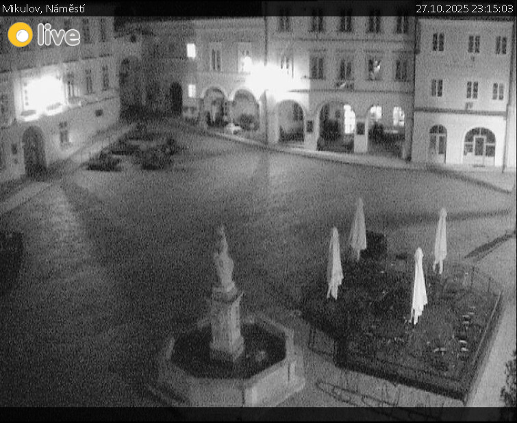Město Mikulov - Mikulov, Náměstí - 27.10.2025 v 23:15 Město Mikulov - Mikulov, Náměstí - 27.10.2025 v 23:15