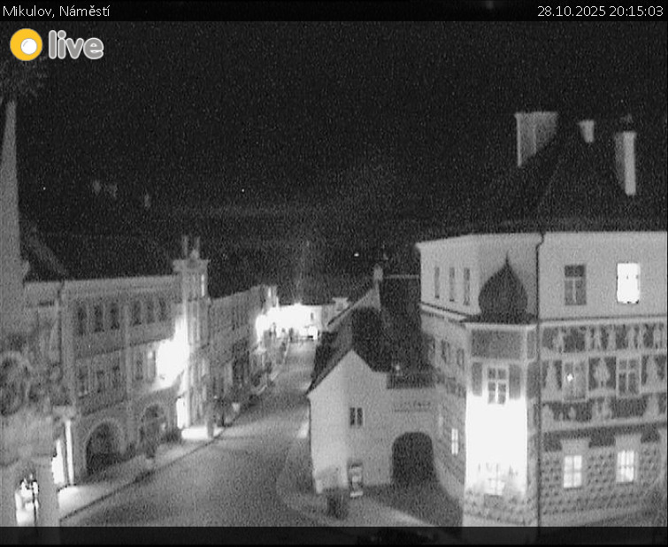 Město Mikulov - Mikulov, Náměstí - 28.10.2025 v 20:15 Město Mikulov - Mikulov, Náměstí - 28.10.2025 v 20:15