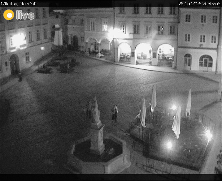Město Mikulov - Mikulov, Náměstí - 28.10.2025 v 20:45 Město Mikulov - Mikulov, Náměstí - 28.10.2025 v 20:45