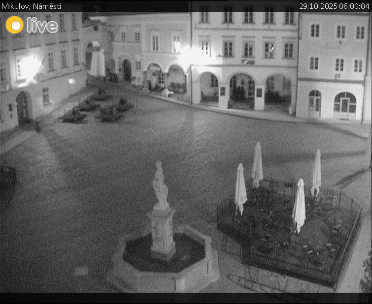 Město Mikulov - Mikulov, Náměstí - 29.10.2025 v 06:00 Město Mikulov - Mikulov, Náměstí - 29.10.2025 v 06:00
