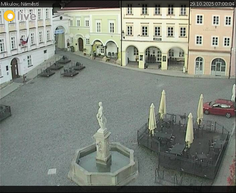 Město Mikulov - Mikulov, Náměstí - 29.10.2025 v 07:00 Město Mikulov - Mikulov, Náměstí - 29.10.2025 v 07:00