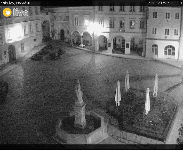 Město Mikulov - Mikulov, Náměstí - 29.10.2025 v 23:15 Město Mikulov - Mikulov, Náměstí - 29.10.2025 v 23:15