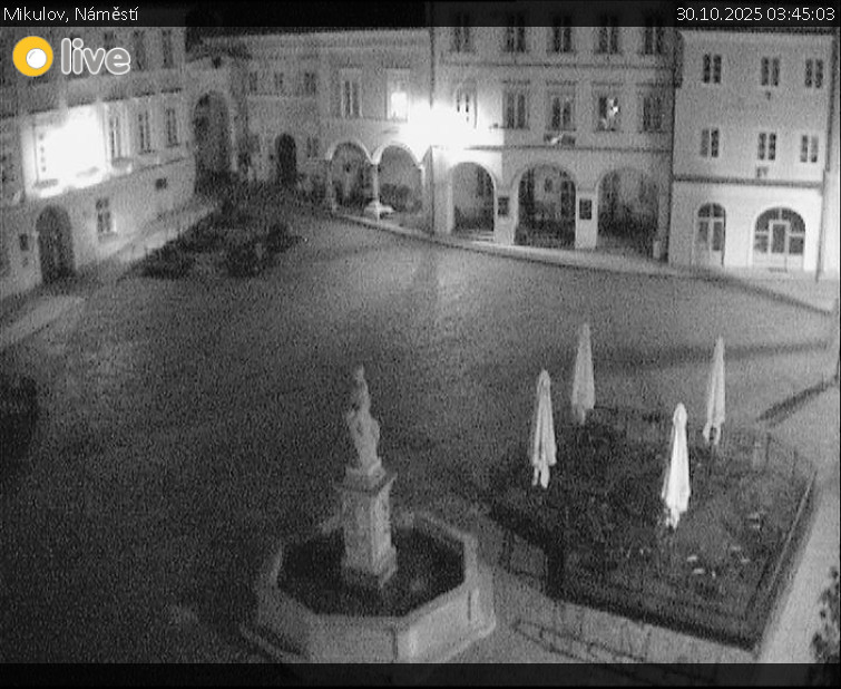 Město Mikulov - Mikulov, Náměstí - 30.10.2025 v 03:45 Město Mikulov - Mikulov, Náměstí - 30.10.2025 v 03:45