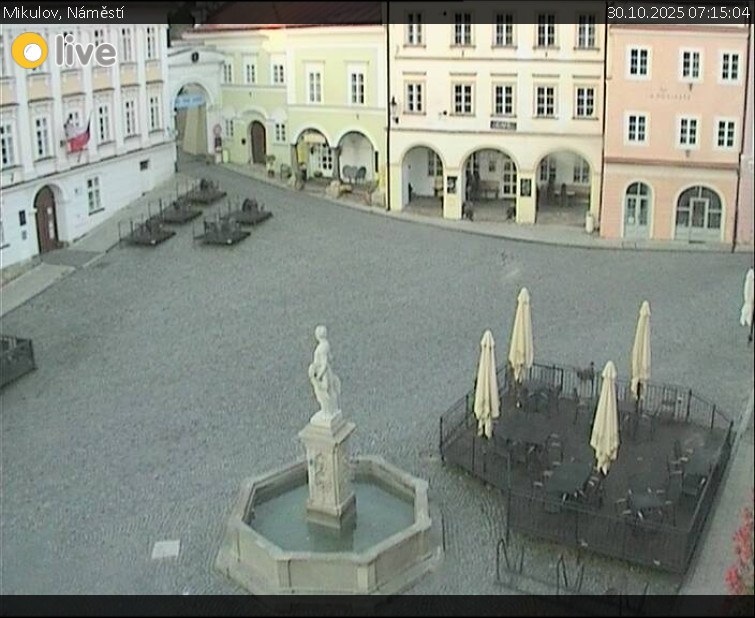 Město Mikulov - Mikulov, Náměstí - 30.10.2025 v 07:15 Město Mikulov - Mikulov, Náměstí - 30.10.2025 v 07:15