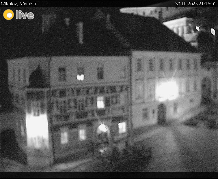 Město Mikulov - Mikulov, Náměstí - 30.10.2025 v 21:15 Město Mikulov - Mikulov, Náměstí - 30.10.2025 v 21:15