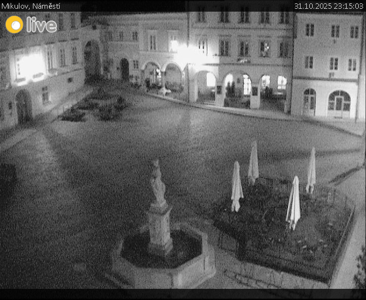Město Mikulov - Mikulov, Náměstí - 31.10.2025 v 23:15 Město Mikulov - Mikulov, Náměstí - 31.10.2025 v 23:15
