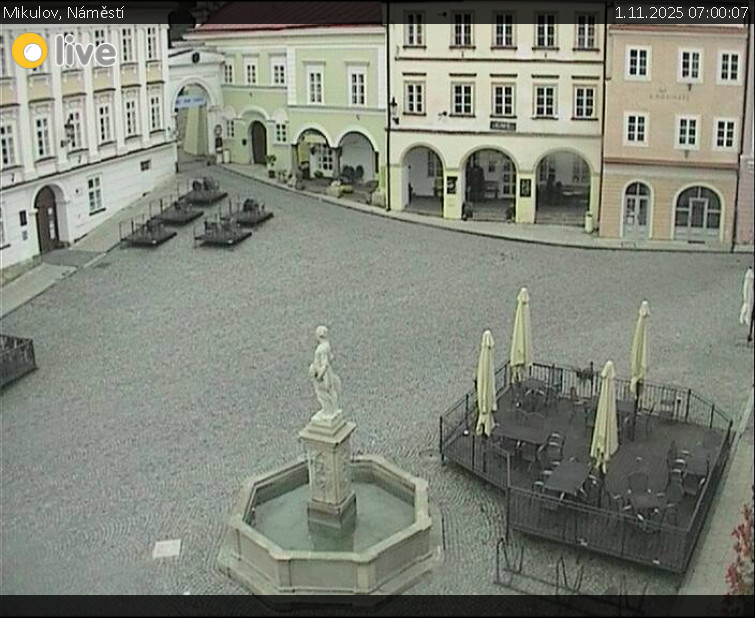 Město Mikulov - Mikulov, Náměstí - 1.11.2025 v 07:00 Město Mikulov - Mikulov, Náměstí - 1.11.2025 v 07:00