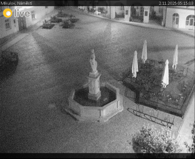 Město Mikulov - Mikulov, Náměstí - 2.11.2025 v 05:15 Město Mikulov - Mikulov, Náměstí - 2.11.2025 v 05:15