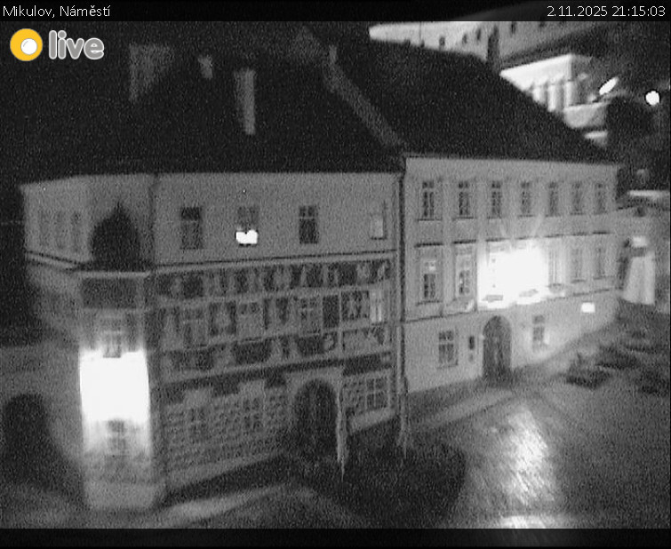 Město Mikulov - Mikulov, Náměstí - 2.11.2025 v 21:15 Město Mikulov - Mikulov, Náměstí - 2.11.2025 v 21:15