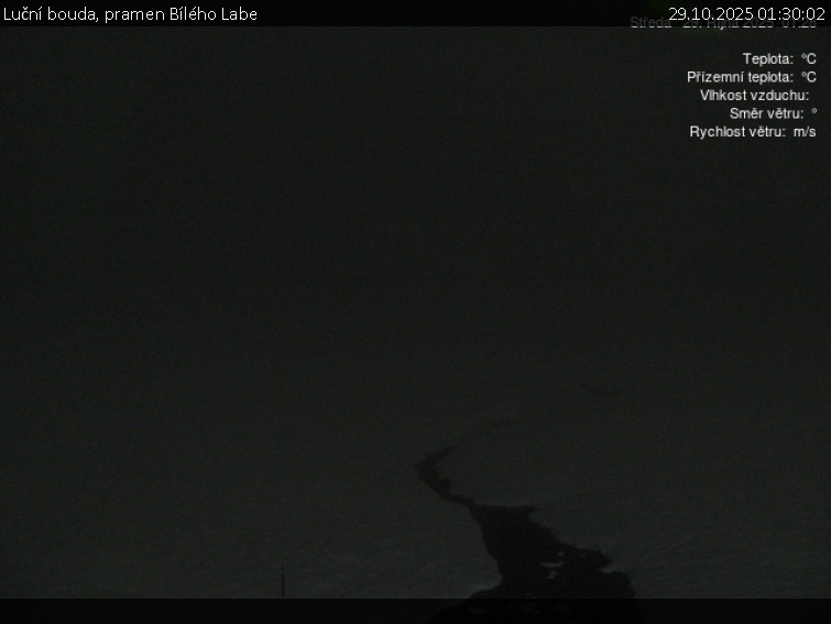 Luční bouda - Luční bouda, pramen Bílého Labe - 29.10.2025 v 01:30 Luční bouda - Luční bouda, pramen Bílého Labe - 29.10.2025 v 01:30