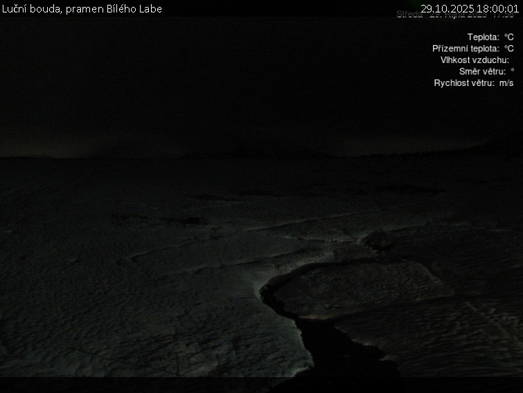 Luční bouda - Luční bouda, pramen Bílého Labe - 29.10.2025 v 18:00 Luční bouda - Luční bouda, pramen Bílého Labe - 29.10.2025 v 18:00