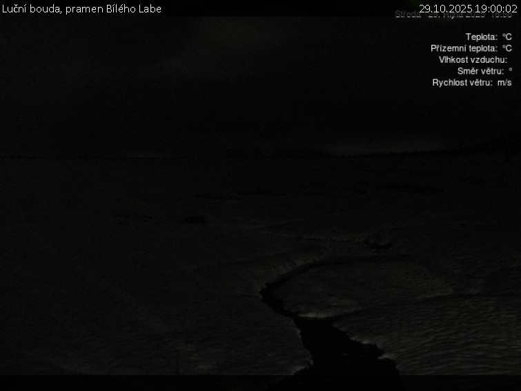 Luční bouda - Luční bouda, pramen Bílého Labe - 29.10.2025 v 19:00 Luční bouda - Luční bouda, pramen Bílého Labe - 29.10.2025 v 19:00