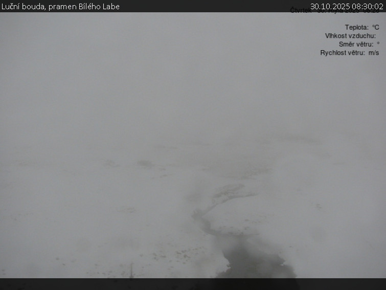 Luční bouda - Luční bouda, pramen Bílého Labe - 30.10.2025 v 08:30 Luční bouda - Luční bouda, pramen Bílého Labe - 30.10.2025 v 08:30