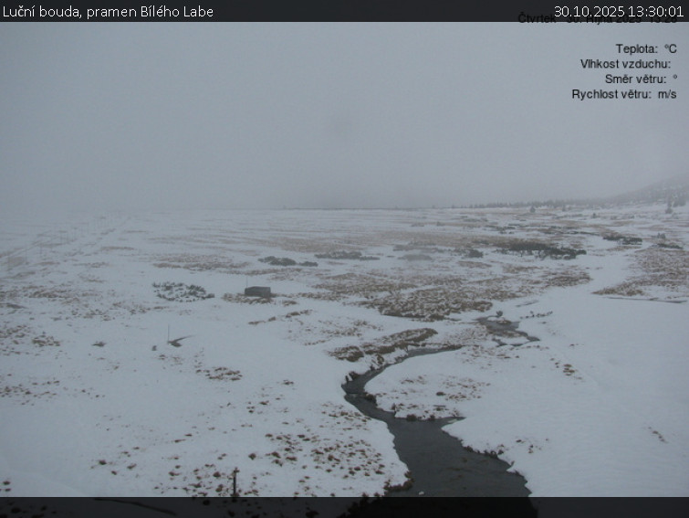 Luční bouda - Luční bouda, pramen Bílého Labe - 30.10.2025 v 13:30 Luční bouda - Luční bouda, pramen Bílého Labe - 30.10.2025 v 13:30