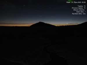 Luční bouda - Luční bouda, pramen Bílého Labe - 31.10.2025 v 05:30 Luční bouda - Luční bouda, pramen Bílého Labe - 31.10.2025 v 05:30