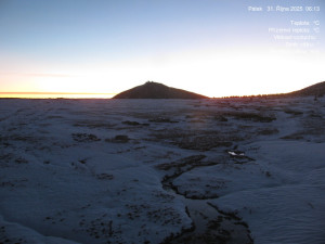 Luční bouda - Luční bouda, pramen Bílého Labe - 31.10.2025 v 06:15 Luční bouda - Luční bouda, pramen Bílého Labe - 31.10.2025 v 06:15