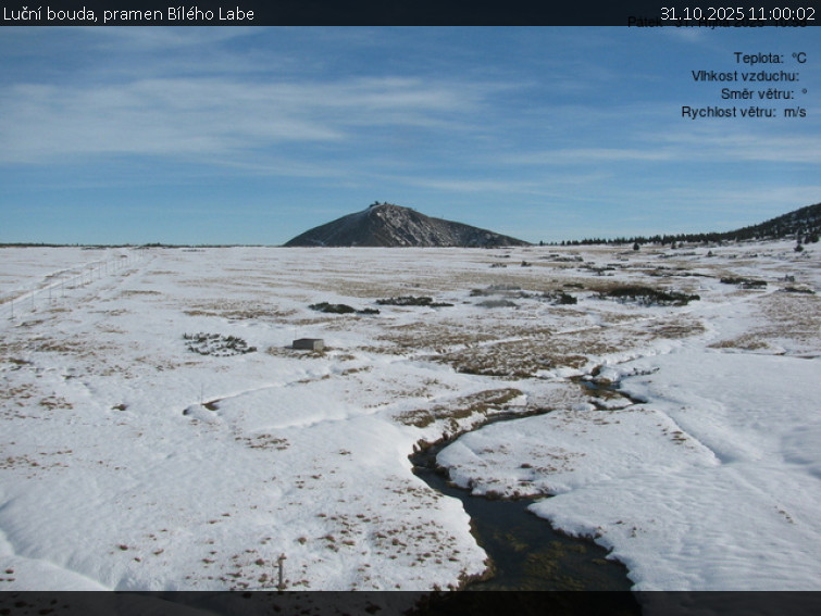 Luční bouda - Luční bouda, pramen Bílého Labe - 31.10.2025 v 11:00 Luční bouda - Luční bouda, pramen Bílého Labe - 31.10.2025 v 11:00