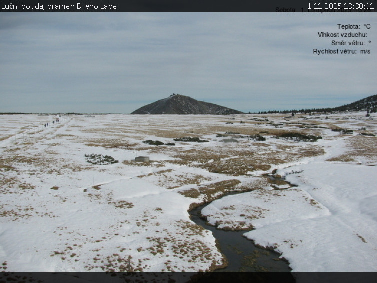 Luční bouda - Luční bouda, pramen Bílého Labe - 1.11.2025 v 13:30 Luční bouda - Luční bouda, pramen Bílého Labe - 1.11.2025 v 13:30