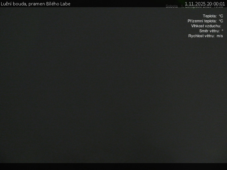 Luční bouda - Luční bouda, pramen Bílého Labe - 1.11.2025 v 20:00 Luční bouda - Luční bouda, pramen Bílého Labe - 1.11.2025 v 20:00