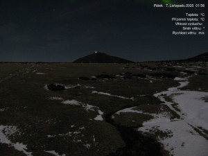 Luční bouda - Luční bouda, pramen Bílého Labe - 7.11.2025 v 02:00 Luční bouda - Luční bouda, pramen Bílého Labe - 7.11.2025 v 02:00