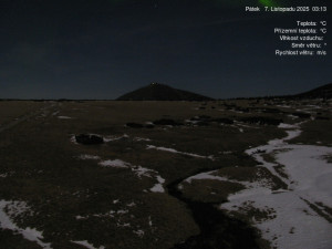 Luční bouda - Luční bouda, pramen Bílého Labe - 7.11.2025 v 03:15 Luční bouda - Luční bouda, pramen Bílého Labe - 7.11.2025 v 03:15