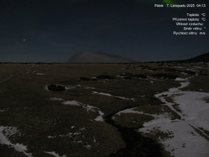 Luční bouda - Luční bouda, pramen Bílého Labe - 7.11.2025 v 04:15 Luční bouda - Luční bouda, pramen Bílého Labe - 7.11.2025 v 04:15