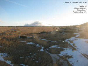 Luční bouda - Luční bouda, pramen Bílého Labe - 7.11.2025 v 07:45 Luční bouda - Luční bouda, pramen Bílého Labe - 7.11.2025 v 07:45