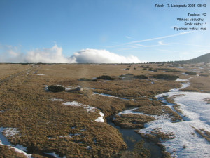 Luční bouda - Luční bouda, pramen Bílého Labe - 7.11.2025 v 08:45 Luční bouda - Luční bouda, pramen Bílého Labe - 7.11.2025 v 08:45