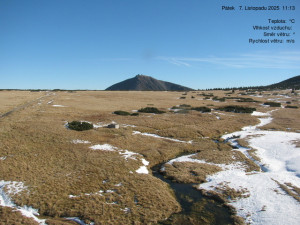 Luční bouda - Luční bouda, pramen Bílého Labe - 7.11.2025 v 11:15 Luční bouda - Luční bouda, pramen Bílého Labe - 7.11.2025 v 11:15