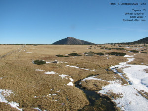 Luční bouda - Luční bouda, pramen Bílého Labe - 7.11.2025 v 12:15 Luční bouda - Luční bouda, pramen Bílého Labe - 7.11.2025 v 12:15