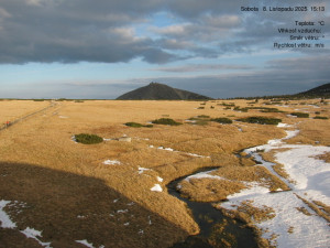 Luční bouda - Luční bouda, pramen Bílého Labe - 8.11.2025 v 15:15 Luční bouda - Luční bouda, pramen Bílého Labe - 8.11.2025 v 15:15