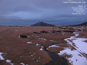 Luční bouda - Luční bouda, pramen Bílého Labe - 8.11.2025 v 17:00 Luční bouda - Luční bouda, pramen Bílého Labe - 8.11.2025 v 17:00