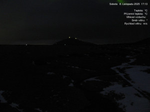 Luční bouda - Luční bouda, pramen Bílého Labe - 8.11.2025 v 17:15 Luční bouda - Luční bouda, pramen Bílého Labe - 8.11.2025 v 17:15