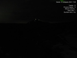 Luční bouda - Luční bouda, pramen Bílého Labe - 8.11.2025 v 17:30 Luční bouda - Luční bouda, pramen Bílého Labe - 8.11.2025 v 17:30